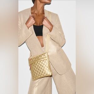 MZ Wallace Quilted Metro Flat Xbody Bag
